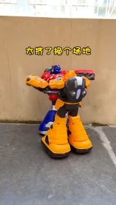 Bộ Đồ Chơi Robot Đấm Bốc Điều Khiển Từ Xa Cuộc Chiến Optimus Vs Bumblebee Tặng Kèm Pin Sạc Và Tay Cầm Điều Khiển