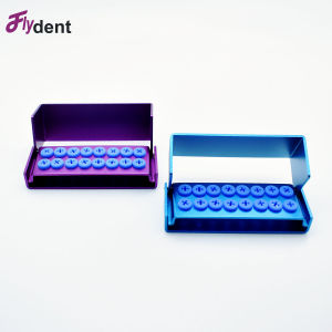 16 Holes Dental Bur Holder Autoclave Sterilizer Case Disinfection Holder Stander Dentist Tool