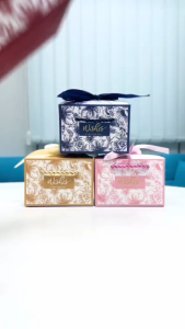 Store Age 50pcs Wedding Doorgift Box Packaging Birthday Goodies Gift Goodies Bag Candy Box Wedding
