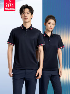 Áo Thun Polo Lưới Chống Tĩnh Điện Dệt Kim Tay Ngắn Mùa Hè Làm Việc Công Ty Cổ Áo in Logo Áo Thun Polyester Cotton Thường Ngày