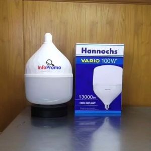 Lampu Bohlam LED Hannochs Vario 100 Watt Cahaya Putih SNI Resmi Original
