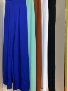 TT45 : กางเกงขายาวจีบหน้า  ผ้าวูลเวฟ  มี3ขนาด  เลื่อนดูขนาดที่รูปสุดท้าย ผู้หญิง Women Clothing