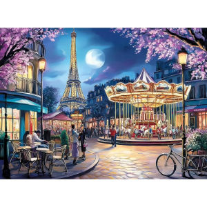 Adult 500/1000/1200/2000PCS Paper Jigsaw Puzzle Eiffel Tower Landscape Puzzles Educational Entertainment Toy Christmas Gift