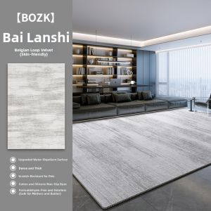 BOZK | Luxury Silent Italian Minimalist Living Room Carpet