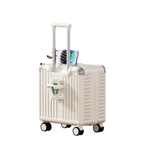 Vali du lịch MIMANI 20 inch chất liệu da nhẹ nhỏ gọn có khóa mật khẩu phù hợp với nam nữ đi máy bay
