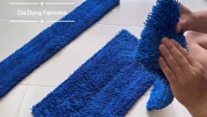 COMBO 3 Bông lau nhà san hô kích thước 45cm thay thế cho cây lau nhà công nghiệpsợi bông Microfiber thấm hút tốt dày dặn