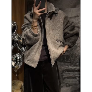 QINGNAER | Korean Style Loose Slimming Versatile Casual Jacket