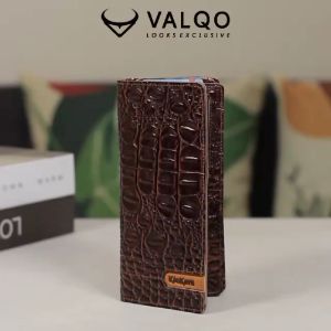 [VALQO] LEON BY VQ Dompet Kulit Sapi Dompet Pria Dompet Wanita Dompet Panjang Kartu Foto