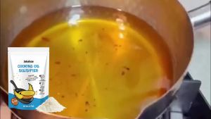Natural Cooking Oil Solidifier Powder Grease & Fry Oil Hardener for Easy Disposal Vegetable Canola Oil Waste Solution coagulant