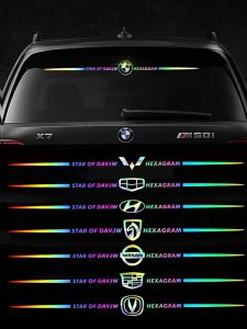 สติ๊กเกอร์ สติกเกอร์เลเซอร์สะท้อนแสง สติ๊กเกอร์โลโก้รถยนต์ Sticker ยาว65ซม สติ๊กเกอร์ติดรถยนต์ ฮอนด้า โตโยต้า สติ๊กเกอร์กันน้ำ