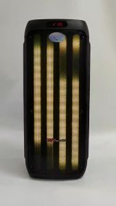 TW AUDIO BY TECHWOO 8\"X2 BLUETOOTH PORTABLE SPEAKER WITH LED LIGHTS TWA-PA-868BT