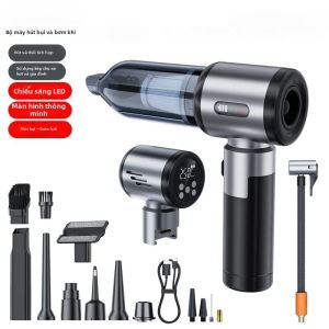 SUITU | Máy Hút Bụi Cầm Tay Không Dây Và Bơm Lốp Đa Năng 2 Trong 1 SUITU Máy Bơm Khí Di Động Đa Chức Năng Dùng Cho Ô Tô Xe Đạp Bóng Gia Đình