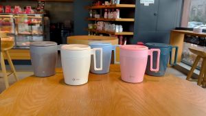 (tặng muỗng inox ) Ly giữ nhiệt inox  330ml nắp trượt hiên đại 2023 loại tốt - ly giu nhiet -  ly uống nước  - ly uống trà