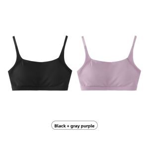 miiow | Cat Woman White Strapless Vest Bra Summer Womens Modal Seamless Backless Gathered Large U-shaped Beautiful Back Thin Shoulder Underwear