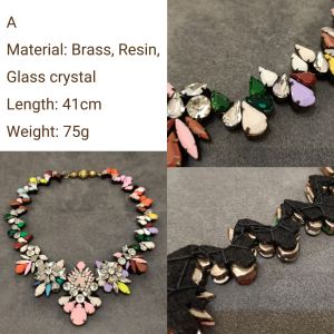DaVee | Vintage necklace rhineston condition choker