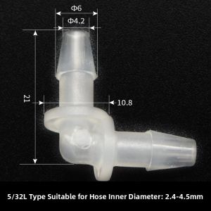 kamoer | Transparent Soft Tube Connector 3-Way Fitting