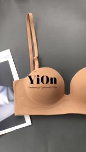 Áo lót mặc hở lưng nâng ngực đệm dày 4.5 cm cao cấp không gọng AU08