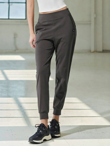Elastic Comfortable Slim Fit Tapered Pants for Women
