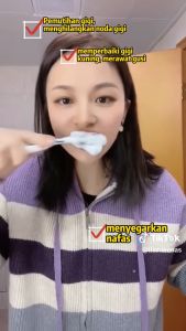 BREYLEE LEMONY/GREEN TEA/PEACH/ICY MINT Tooth Powder Teeth Whitening Powder Toothpaste Dental Tools Oral Hygiene 30g