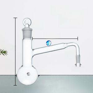 All-Glass Distillation Flask with Serpentine Condenser Tube And Bottom Bottle 250ml 500ml Purification Device Set