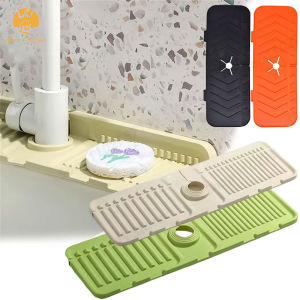 Nhiều phong cách Vòi Nước Nhà Bếp giật gân tấm lót ráo nước Silicone Vòi chậu Catcher Thảm thấm hút bảo vệ bàn bếp