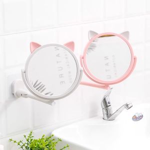 กระจกติดผนัง กระจกแต่งหน้าในห้องน้ำ กระจกติดห้องน้ำ ไม่ต้องเจาะผนัง