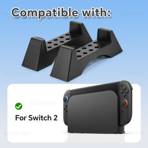 2PCS Cooling Stand Bracket Base Holder For Nintendo Switch 2 Game Console Anti-Slip Desktop Host Rack for Switch 2 Accessories