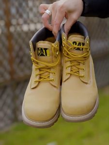 Free Gift: Caterpillar Shoes For Men - High-Quality Soft Head Genuine Leather Work Boots