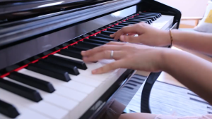 Minsline 88-Key Portable Digital Piano with Full-Weighted Hammer Action Keyboard Dual Stereo Speakers and Free Bench – New