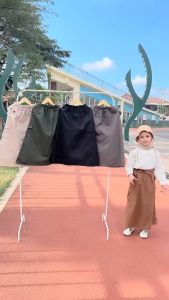 Rok Cargo Anak Remaja Tanggung/Rok Panjang Cigaret Anak Perempuan Usia 5-10 Tahun