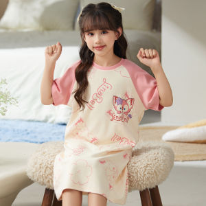 SHAPRA | Đầm Ngủ Mỏng Cho Trẻ Em Bằng Cotton