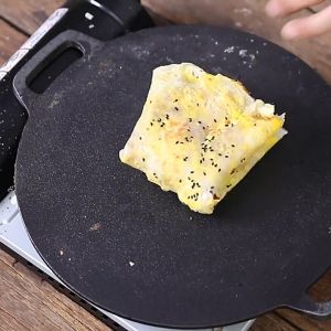 HANA Thickened Cast Iron Griddle Flat Bottom Pancake Maker Iron Plate Chopsticks Gas Stove Household Make Pancakes Fruit Tool