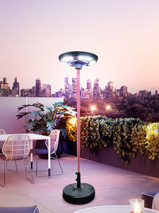 MOYE | Solar Charging Smart Red Outdoor Floor Lamp