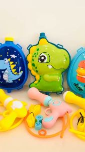 [MỚI VỀ - TO] Balo súng bắn nước đồ chơi hình chú khủng long đồ chơi đi biển hồ bơi súng nước đồ chơi team building