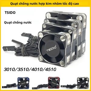 Quạt Làm Mát Tốc Độ Cao Chống Nước YSIDO Dành Cho Xe RC 1/7 1/8 1/10 1/12 Tương Thích Với Động Cơ Không Chổi Than 3650 3660 4274 4292 Kim Loại 3010 3510 4010 4510