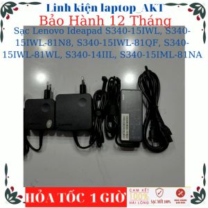 Sạc Laptop Lenovo Ideapad S340-15IWL S340-15IWL-81N8 S340-15IWL-81QF S340-15IWL-81WL S340-14IIL S340-15IML-81NA- Sạc 20V-2.25A/3.25A-45W/65W chân 4.0*1.7mm
