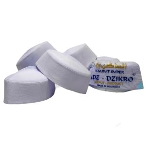 Peci Putih Adzikro Kopiah Songkok Batok Keras Tidak Lembek