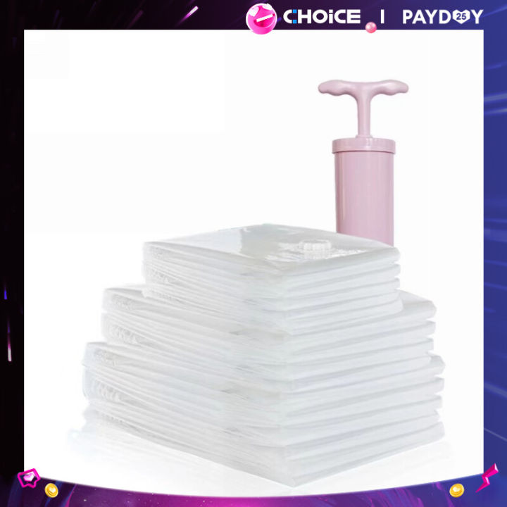 Travel Storage Resealable Vacuum Bags Bag Compressed Lazada