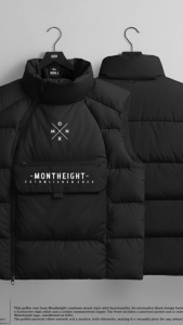 TERBAIK - Jaket Rompi Parasut Pria tebal anti angin Waterproof 3D Keren Gaul model kekinian distro BGSR MMXVI