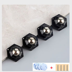 Bộ 4 Bánh Xe Chịu Lực Cao Tải Trọng 200kg Xoay 360 Độ ° Bánh Xe Xoay Êm Ái Để Di Chuyển Đồ Nội Thất Và Thiết Bị