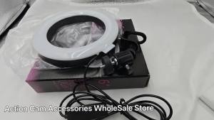 Ring Light LED Lamp Lighting With Clip On Laptop Computer For Video Conference Zoom Webcam Chat Live Streaming Youtube