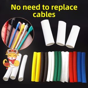 Thickened Waterproof Insulation Tube Wire Protection Cover Data Cable Repair Electrician Joint Shrink Tube Colorful Silicone