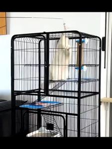 Cat Cage Villa With Wheels Iron Multiple Sizes Three Colors Household Indoor 2-5 Floors with Toilet Cat Pet House Cat House Mobile Pet Cage