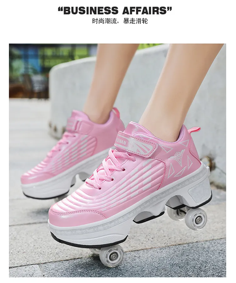 Trending on TikTok Eight-Wheel Boys and Girls Adult Heelys the