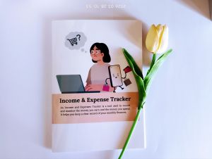 Income & Expense Tracker Notebook Budget Planner Financial Log Book Size A5