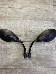 Gương chiếu hậu Yaz chân đen  chân xi titan chân xi inox 10ly gắn cho các loại xe máy( cặp gắn cho yamaha)