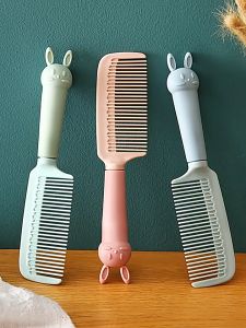 Cute Rabbit Comb Anti-static Plastic Comb for Women Portable Girls Long Hair Comb Straight Comb