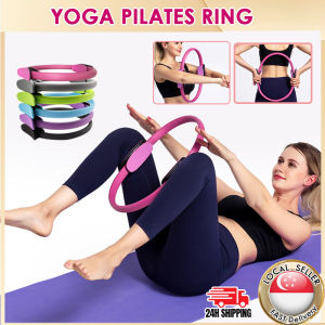 🇸🇬Pilates Ring Fitness Circle Yoga Training Ring  Full Body Toning Muscles Yoga Wheel Weight Exercise普拉提