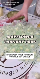 【140pcs】Mayflower 5-in-1 Laundry Pods/Large Capacity Fragrance Laundry Capsule【Lucky Home】