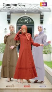 Nibras NBRS Chandana Gamis manis nyaman polos